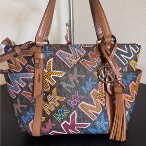 Michael Kors Colorful Logo Tote Bag